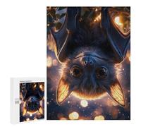 500 PCS Jigsaws Adults Puzzles Cute Bat Hanging Upside Down Jigsaws for Adults Relaxing Games Difficult Challenge Difficult And Challenge 500 PCS