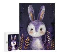 500 PCS Jigsaws Adults Puzzles Cute Magical Bunny Artwork Teenagers Puzzles Anti-Stress Toys Wall Decoration Unique Gifts for Birthday And Christmas 500 PCS