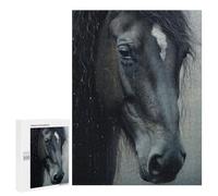 500 PCS Jigsaws Adults Puzzles Cute Wet Horse Jigsaw for Adults Hands-on Game Precision Cutting Parent-child Interaction 500 PCS