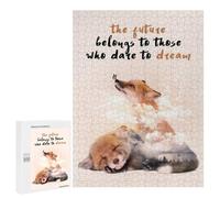 500 PCS Jigsaws Adults Puzzles Dare To Dream Adult Puzzles Relaxing Games Precision Cutting Unique Gifts for Birthday And Christmas 500 PCS