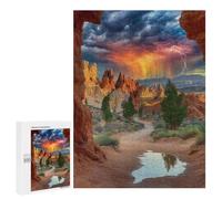 500 PCS Jigsaws Adults Puzzles Desert Storm Reflections Puzzles for Teenagers Family Activities Educational Challenge for Educational Game Challenge Toy 500 PCS