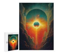 500 PCS Jigsaws Adults Puzzles Eclipse Stairway to Heaven Adult Puzzles Relaxing Games Precision Cutting Unique Gifts for Birthday And Christmas 500 PCS