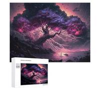 500 PCS Jigsaws Adults Puzzles Enchanted Twilight Forest Jigsaws for Adults Relaxing Games Difficult Challenge Difficult And Challenge 500 PCS