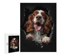 500 PCS Jigsaws Adults Puzzles English Springer Spaniel Jigsaw Puzzle Family Game Analysis And Logic Parent-child Interaction 500 PCS