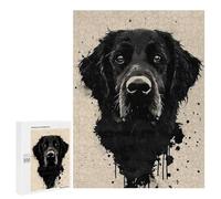 500 PCS Jigsaws Adults Puzzles Flat Black Ink Splatter Jigsaw for Adults Hands-on Game Precision Cutting Parent-child Interaction 500 PCS