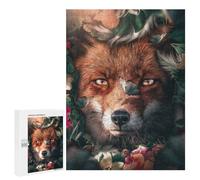 500 PCS Jigsaws Adults Puzzles Floral Fox Jigsaw for Adults Hands-on Game Precision Cutting Parent-child Interaction 500 PCS