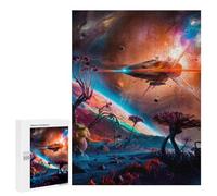 500 PCS Jigsaws Adults Puzzles Galactic Exploration Jigsaws for Adults Relaxing Games Difficult Challenge Difficult And Challenge 500 PCS