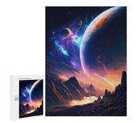 500 PCS Jigsaws Adults Puzzles Galactic Twilight Planet Jigsaw for Adults Toy Wall Decor Perfect Decoration for Is Ideal As A Gift 500 PCS