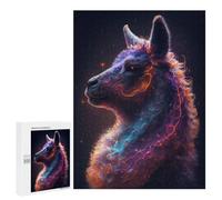 500 PCS Jigsaws Adults Puzzles Galaxy Alpaca Llama Meme Adult Puzzles Relaxing Games Precision Cutting Unique Gifts for Birthday And Christmas 500 PCS