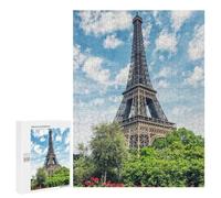 500 PCS Jigsaws Adults Puzzles Garden In Paris Jigsaw for Adults Hands-on Game Precision Cutting Parent-child Interaction 500 PCS