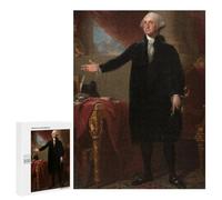 500 PCS Jigsaws Adults Puzzles George Washington Portrait Jigsaw for Adults Hands-on Game Precision Cutting Parent-child Interaction 500 PCS