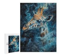 500 PCS Jigsaws Adults Puzzles Gifts Cosmic Nebula Giraffe Jigsaw for Adults Relax Games Home Decoration Birthday Present, Gifts, 500 PCS