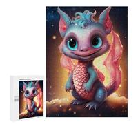 500 PCS Jigsaws Adults Puzzles Gifts Magical Baby Dragon Artwork -1 Jigsaw Puzzle Relax Games Staycation Kill Time Birthday Present, Gifts, 500 PCS