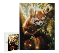 500 PCS Jigsaws Adults Puzzles Gifts Sleepy Red Panda Jigsaw for Adults Relax Games Home Decoration Birthday Present, Gifts, 500 PCS