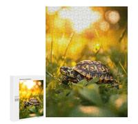 500 PCS Jigsaws Adults Puzzles Gifts Turtle in Golden Light Jigsaw for Adults Relax Games Home Decoration Birthday Present, Gifts, 500 PCS