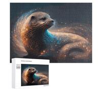 500 PCS Jigsaws Adults Puzzles Gifts Whale of A Night Cityscape Jigsaw Puzzle Relax Games Staycation Kill Time Birthday Present, Gifts, 500 PCS