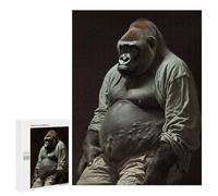 500 PCS Jigsaws Adults Puzzles Gorilla Fat Jigsaw Puzzle Family Game Analysis And Logic Parent-child Interaction 500 PCS