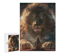 500 PCS Jigsaws Adults Puzzles Lion of Wisdom Jigsaw for Adults Hands-on Game Precision Cutting Parent-child Interaction 500 PCS