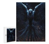 500 PCS Jigsaws Adults Puzzles Lone Eagle Soars Night Sky Jigsaw Puzzle Family Game Analysis And Logic Parent-child Interaction 500 PCS