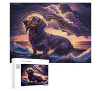 500 PCS Jigsaws Adults Puzzles Magical Coastal Canine Jigsaws for Adults Relaxing Games Difficult Challenge Difficult And Challenge 500 PCS