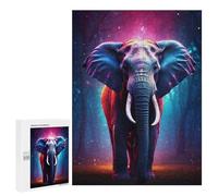 500 PCS Jigsaws Adults Puzzles Majestic Elephant Jigsaw for Adults Hands-on Game Precision Cutting Parent-child Interaction 500 PCS