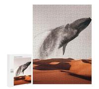 500 PCS Jigsaws Adults Puzzles Marvellous Whale Jigsaws for Adults Toy Wall Decor Home Decoration for Is Ideal As A Gift 500 PCS