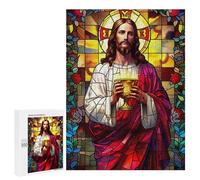 500 PCS Jigsaws Adults Puzzles Mosaic Jesus 3 Jigsaw for Adults Toy Wall Decor Perfect Decoration for Is Ideal As A Gift 500 PCS
