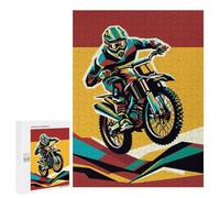 500 PCS Jigsaws Adults Puzzles Motocross Wpap Pop Art Jigsaw Puzzle Family Game Analysis And Logic Parent-child Interaction 500 PCS