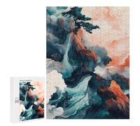 500 PCS Jigsaws Adults Puzzles Mountain Dreamscape Landscape Bonsai Clouds Jigsaws for Adults Toy Wall Decor Home Decoration for Is Ideal As A Gift 500 PCS