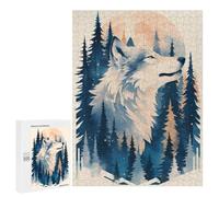 500 PCS Jigsaws Adults Puzzles Mystic Timber Guardian Jigsaw for Adults Hands-on Game Precision Cutting Parent-child Interaction 500 PCS