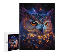 500 PCS Jigsaws Adults Puzzles Nebula Owl V5 Jigsaws for Adults Toy Wall Decor Home Decoration for Is Ideal As A Gift 500 PCS