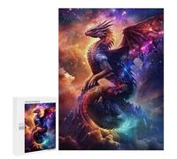 500 PCS Jigsaws Adults Puzzles Nebula Storm Dragon Jigsaw for Adults Relax Games Birthday Present Birthday And Unique Gifts 500 PCS