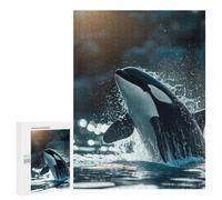 500 PCS Jigsaws Adults Puzzles Orca Whale Killer Jigsaw Puzzle Family Game Analysis And Logic Parent-child Interaction 500 PCS
