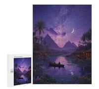 500 PCS Jigsaws Adults Puzzles Pyramids Under The Stars Puzzles for Teenagers Family Activities Educational Challenge for Educational Game Challenge Toy 500 PCS