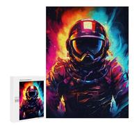 500 PCS Jigsaws Adults Puzzles Surreal Astronaut Deco Adult Puzzles Relaxing Games Precision Cutting Unique Gifts for Birthday And Christmas 500 PCS