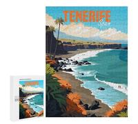 500 PCS Jigsaws Adults Puzzles Tenerife Spain Jigsaw Puzzle Family Game Analysis And Logic Parent-child Interaction 500 PCS