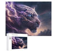 500 PCS Jigsaws Adults Puzzles Thundering Tiger Power -5 Jigsaws for Adults Family Games Presents for Women for Is Ideal As A Gift 500 PCS