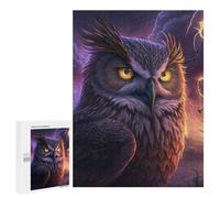 500 PCS Jigsaws Adults Puzzles Thunderstorm Owl Majesty -2 Jigsaws for Adults Hands-on Game Wall Decoration Birthday And Unique Gifts 500 PCS