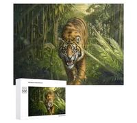 500 PCS Jigsaws Adults Puzzles Tiger in Amazon Rainforest-3 Adult Puzzles DIY Toys But Fun And Humorous Unique Gifts for Birthday And Christmas 500 PCS