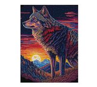 500 PCS Jigsaws Adults Puzzles Wolf Art Series Style 1 Adult Jigsaw Puzzle Relax Games Difficult Challenge Birthday And Unique Gifts 500 PCS