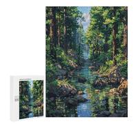 500 PCS Jigsaws for Adults Anime River Forest Fantasy Puzzles for Adults Toy Wall Decor Improve Memory Gifts for Friends And Family 500 PCS