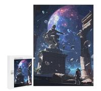 500 PCS Jigsaws for Adults Apollo God Statue In Space Puzzles for Adults Toy Wall Decor Improve Memory Gifts for Friends And Family 500 PCS