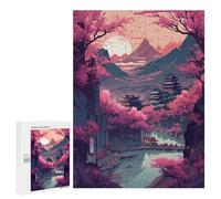 500 PCS Jigsaws for Adults Beautiful Village Puzzles for Adults Toy Wall Decor Improve Memory Gifts for Friends And Family 500 PCS