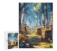 500 PCS Jigsaws for Adults Bee Haven Puzzles for Adults Toy Wall Decor Improve Memory Gifts for Friends And Family 500 PCS