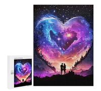 500 PCS Jigsaws for Adults Bride And Groom Universe Puzzles for Adults Toy Wall Decor Improve Memory Gifts for Friends And Family 500 PCS