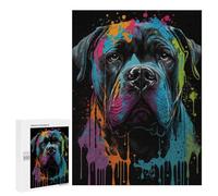 500 PCS Jigsaws for Adults Colorful Dog Art Print-41 Jigsaw for Teenagers Improve Memory Every Piece Is Unique - Toys Educational Games 500 PCS