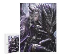 500 PCS Jigsaws for Adults Dragon Queen Armor Fantasy Artwork Jigsaw for Teenagers Improve Memory Every Piece Is Unique - Toys Educational Games 500 PCS
