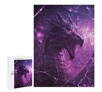 500 PCS Jigsaws for Adults Dragon Shattering Glass -1 Adult Jigsaw Puzzles Stress Reliever Difficult And Challenge Family Fun & Game Night 500 PCS