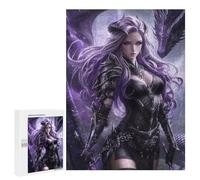 500 PCS Jigsaws for Adults Fantasy Dragon Warrior Woman Artwork Adult Jigsaw Puzzles Stress Reliever Difficult And Challenge Family Fun & Game Night 500 PCS