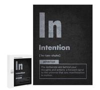 500 PCS Jigsaws for Adults Intention Element - Focused Manifestation Mindset Adult Jigsaw Puzzle Anti-Stress Toys But Fun And Humorous Gifts for Friends And Family 500 PCS